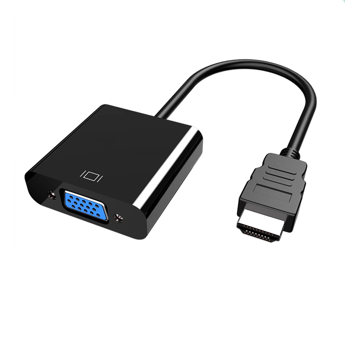 Photo 1 of YIKUER HDMI to VGA, Gold-Plated HDMI to VGA Adapter, Male to Female for Computer, Desktop, Laptop, PC, Monitor, Projector, HDTV, Chromebook, Raspberry Pi, Roku and More
