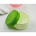 1 Pcs Portable Plastic Baby Skin Care Baby Powder Puff Box Holder Container Talcum Powder Case Jar Pot with Powder Puff and Sieve Tray(Green)