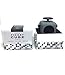 Fidget Cube Toy Stress and Anxiety Relief for Children and Adults Helps Focus and Concentration - Gray and Black - In Gift Box