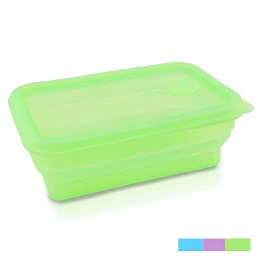 Retráctil fiambrera de microondas sellado, plegado telescópico ...