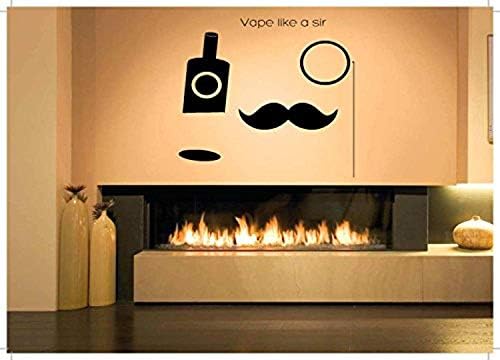 Wall Vinyl Sticker Decal Stop Smoking Start Vaping Quote Phrase Vaporizer Vape Like A Sir Pen Store Shop Smoke E Cigarettes Liquid Coil Indoor Outdoor Sign Logo MZ2771