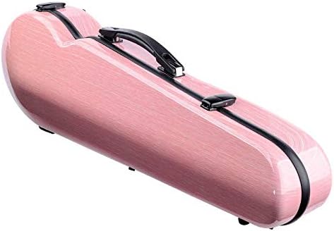 Christina Carbon fiberglass violin case shrimp pink color light easy to carry fashion 4/4