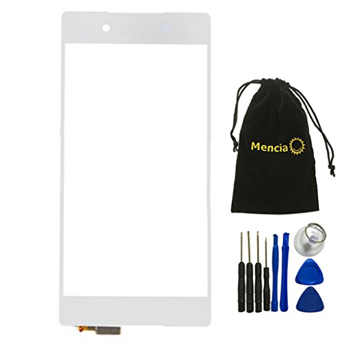 Mencia Front outer Touch Screen Digitizer glass lens for SONY XPERIA Z3+ Z3 PLUS Z4 E6553 E6533 (No LCD) (White)
