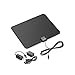 ViewTV 60 Mile Flat HD Digital Indoor Amplified TV Antenna - Detachable Amplifier Signal Booster - 12ft Coax Cable - Black