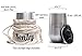 Insulated Stainless Steel Wine Glasses - 2x Stemless Tumbler Cup with Lid - 16 Oz Unbreakable Outdoor Travel Mug Set - Wine & Coffee Stay Cold or Warm for 3 Hours