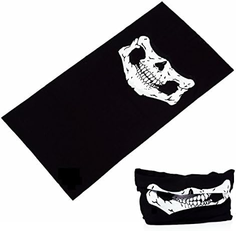 Unisex Bicycle Motorcycle Bandana Headband Variety Turban Magic Headband Scarf Multi Function Seamless Sport Outdoor Black