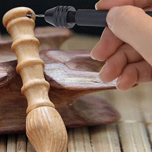 image for Topbuti 41 PCS Pin Vise Hand Drill Bits Micro Mini Twist Drill Bits Se