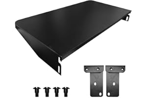 MORIINTL Grill Folding Front Shelf for TraegeBAC442 Pro 780 Series, Ironwood 885 BAC442 Model Grill Accessories for Traeger Pellet Grills BAC362 Folding Shelf, 33 x 12.5 in (Traeger 33inch Black Painted)