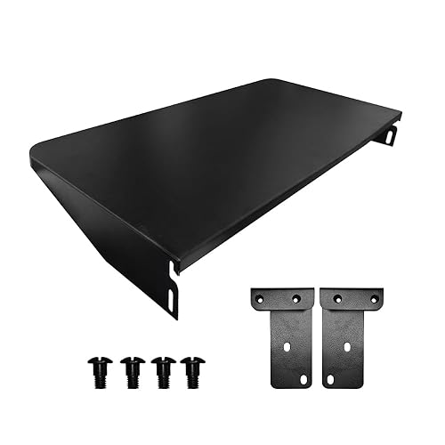 Moriintl Grill Folding Front Shelf for Traeger Grill Accessories for Traeger Pellet Grills Folding Shelf (Black-Pro 780 Series, 33x13in)