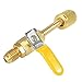 KKmoon Air Conditioning Refrigerant 3PCS Color Coded R410A R134A Shut Valves for AC HVAC Refrigeration Charging Hoses