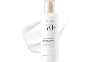 ANUA Rice 70 Intensive Moisturizing Milk, Lotion for Deep Hydration and Nourishing, Glowy Glass Skin, Rice Water, Niacinamide, Ceramides, Lightweight, Korean Skincare, 150ml/ 5.07 fl.oz.