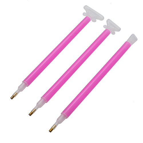 Buorsa 12 Pcs Diamond Painting Tools Drill Pen Grip Diamond Stitch Pen for DIY Art Craft