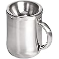 5 Inch Brushed Stainless Personal Spittoon with Removable Top