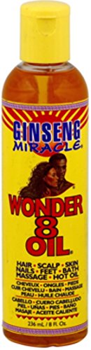 Ginseng Miracle Wonder 8 Oil, 8 oz (Pack of 4)