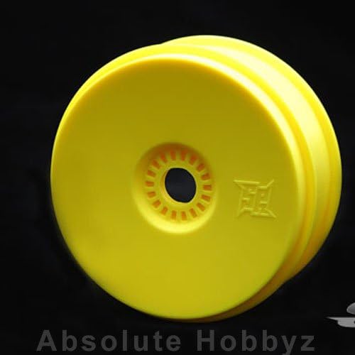 Sweep Racing 1/8 Wheel EXP V4 Dish Yellow Hard (4pc Set)