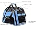 TIYOLAT Pet Carrier Bag, Airline Approved Duffle Bags, Pet Travel Portable Bag Home for Little Dogs, Cats and Puppies, Small Animals (Small, Blue)