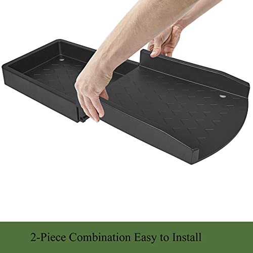 Jamphaza 2Pack Gutter Downspout Extension Downspout Extender, Down