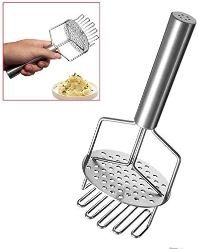 XIAOHE Spring Loaded Potato Masher and Ricer for the Smoothest Creamiest Mashed Potatoes