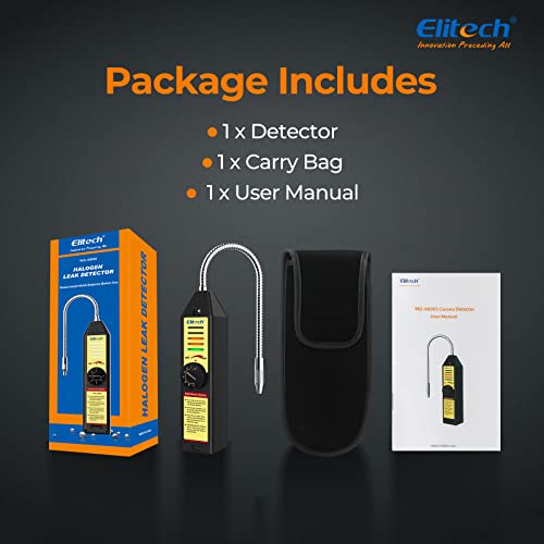 Elitech WJL6000S Freon Leak Detector Halogen Refrigerant Tester AC