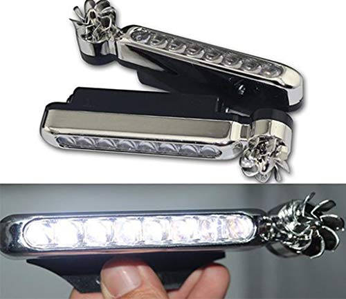image for SuperUS Wind Powered LED Light Wind Powered 8 LED Car DRL Daytime Runn