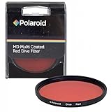 Polaroid 52mm HD Muti-Coated Red Dive Filter - For Use In Tropical and Blue Water