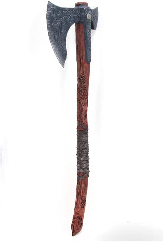 damdos Halloween Cosplay Props for God-War Axe Foam Leviathan Kratos Axes Weapon Birthday Gifts : Clothing