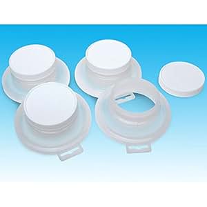 Amazon.com: No Spill Painting Pouring Pour it Lids 4 Pack