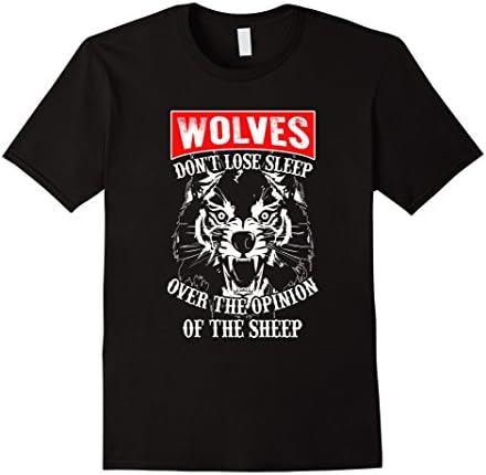 Men's Wolves Don't Lose Sleep Over Opinion Of Sheep Large Black