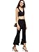 SweatyRocks Women's High Waist Flared Pants Elegant Wide Leg Capris Palazzo Pants