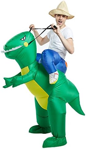 Timmins Inflatable Costume Dinosaur T-Rex for Adult Halloween Suit Fancy Dress (Dinosaur)