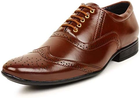 AryanEnterprises Men's Synthetic Leather Formal Shoes