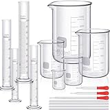 Glass or Plastic Graduated Cylinder Beaker