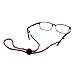 3pcs Universal Sport Sunglass Reading Eye Glasses Neck Strap Rope Cord Lanyard Holder - 1 Red + 1 Blue + 1 Black Color