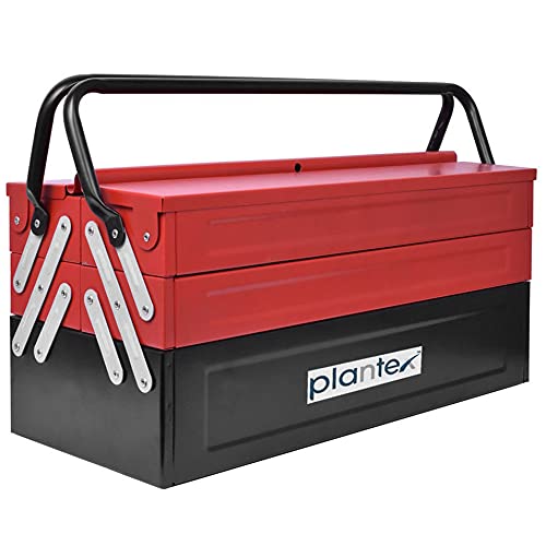 Plantex High Grade Metal Tool Box for Tools/Tool Kit Box for Home and
