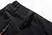 Camii Mia Women's Winter Warm Outdoor Slim Windproof Waterproof Ski Snow Fleece Hiking Pants (29W x 30L, Black)