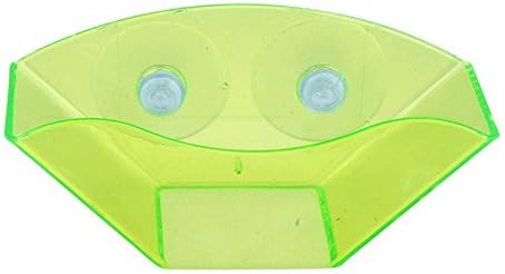 MONOMONO-Double Suction Cup Sink Shelf Soap Sponge Drain Rack Kitchen Sucker Storage Hot (green)