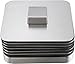 Stainless Steel Table Coaster Set - 6 Square Coasters to Prevent Stains and Scratches by Juices, Beverages, Glasses, Bar Drinks, Mugs, Coffee Cups, Wine Stemware by Pro Chef Kitchen Tools