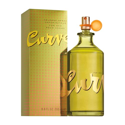 Curve Men's Cologne Fragrance Spray, Spicy Wood Magnetic Scent for Day or Night, 6.8 Fl Oz