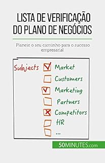 Livro Lista de verificação do plano de negócios: Planeie o seu caminho para o sucesso empresarial