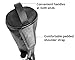 Black Yoga Mat Bag with Full Zip, Waterproof with Adjustable Carrying Strap - Fits Most Pilates, Yoga and Exercise Mats with Side Pocket for Extra Storage