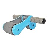IFLYING No Noise AB Abdominal Exercise Wheel Detachable Devices for Body Fitness Strength Training Roller (Blue)