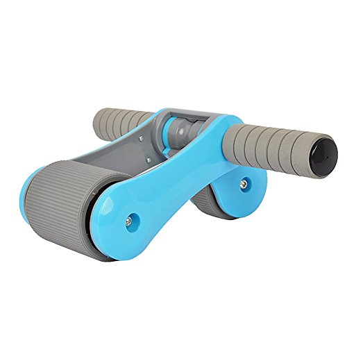 IFLYING No Noise AB Abdominal Exercise Wheel Detachable Devices for Body Fitness Strength Training Roller (Blue)