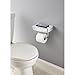 Delta Porter Polished Chrome Toilet Paper Holder with Mobile Phone Storage