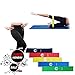 Chromatic Yoga Pants Capri Legging with FREE Resistance Workout Exercise Bands- Includes Instruction Sheet