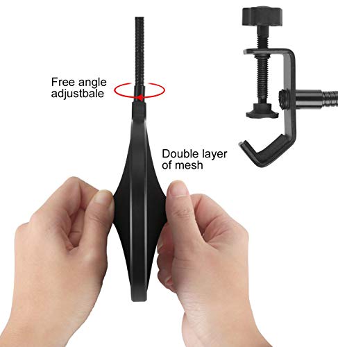 2 Microphone+Flexible+Gooseneck+Stabilizing+Earamble