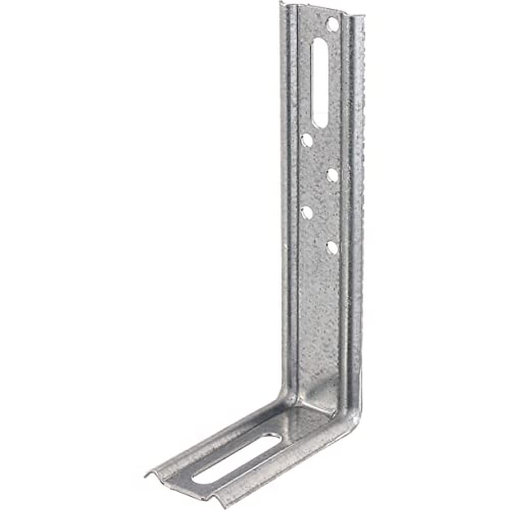 Adjustable Bracket 90° Angle Embossed with Elongated Hole Sendzimir-Galvanised 70 x 140 x 30 mm / 25 STK.