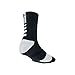 Nike Elite Cushioned Crew Basketball Socks - 1 Pair - Medium - Mens 6-8 or Womens 6-10 Size Black