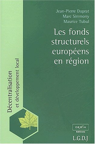 Les  fonds structurels européens en région