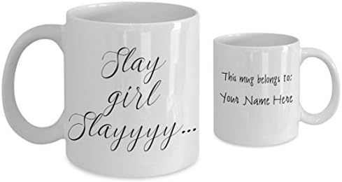 Coffee Mugs with Sayings and Ability to Design Your Own Mug. Customized Coffee Mugs Are Personalized Mugs with Text That Can Be Presents For Women, Men, Co-Workers or Gifts For Bosses.