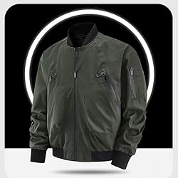 Jackets for Men Trendy Full-Zip Multiple Pockets